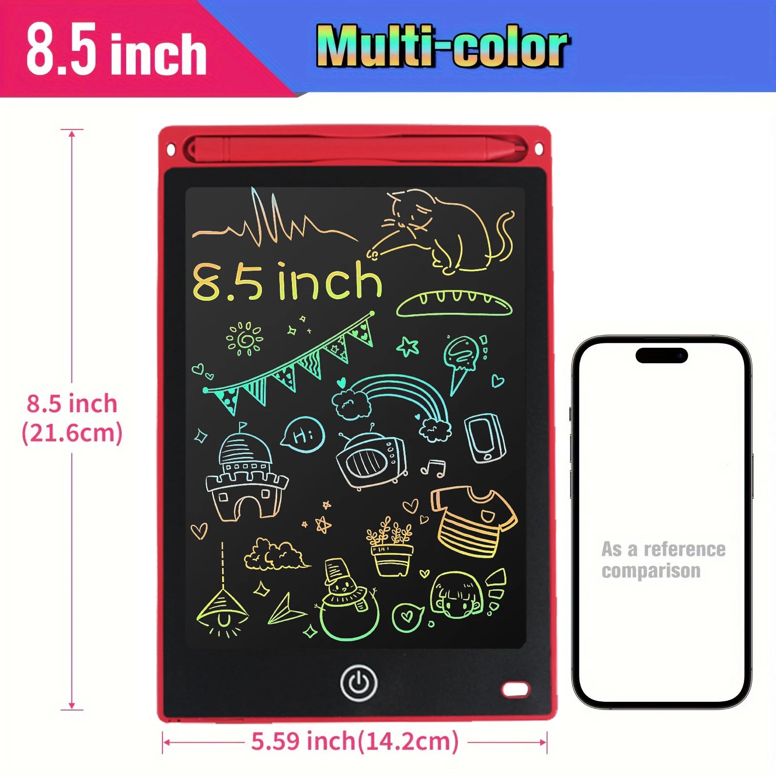 LCD Drawing Tablet for Kids - 8.5"/10"/12" Montessori Educational Toy