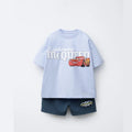 Kids Summer Two-Piece Outfit - Casual Printed Sport Set for Boys & Girls
