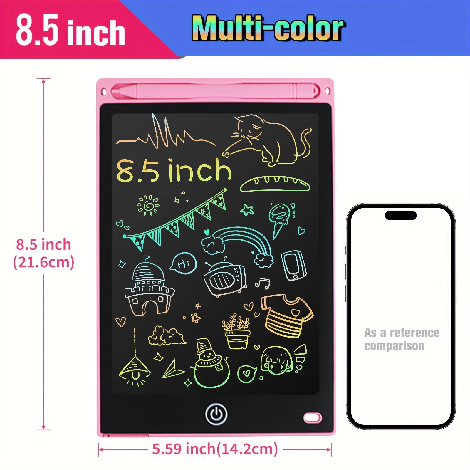 LCD Drawing Tablet for Kids - 8.5"/10"/12" Montessori Educational Toy