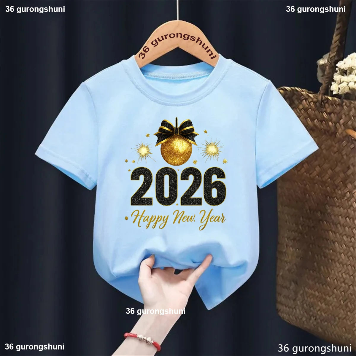 2026 Happy New Year Kids T-Shirt - Playful Celebration Tee