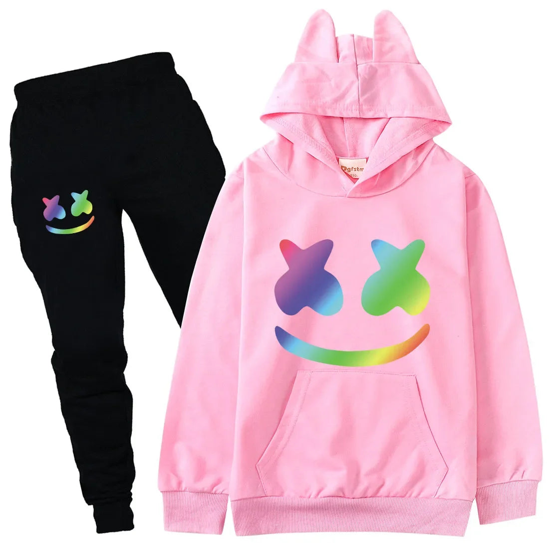 Kids Superhero Hoodies & Pants 2-Piece Set - Costume Outfit