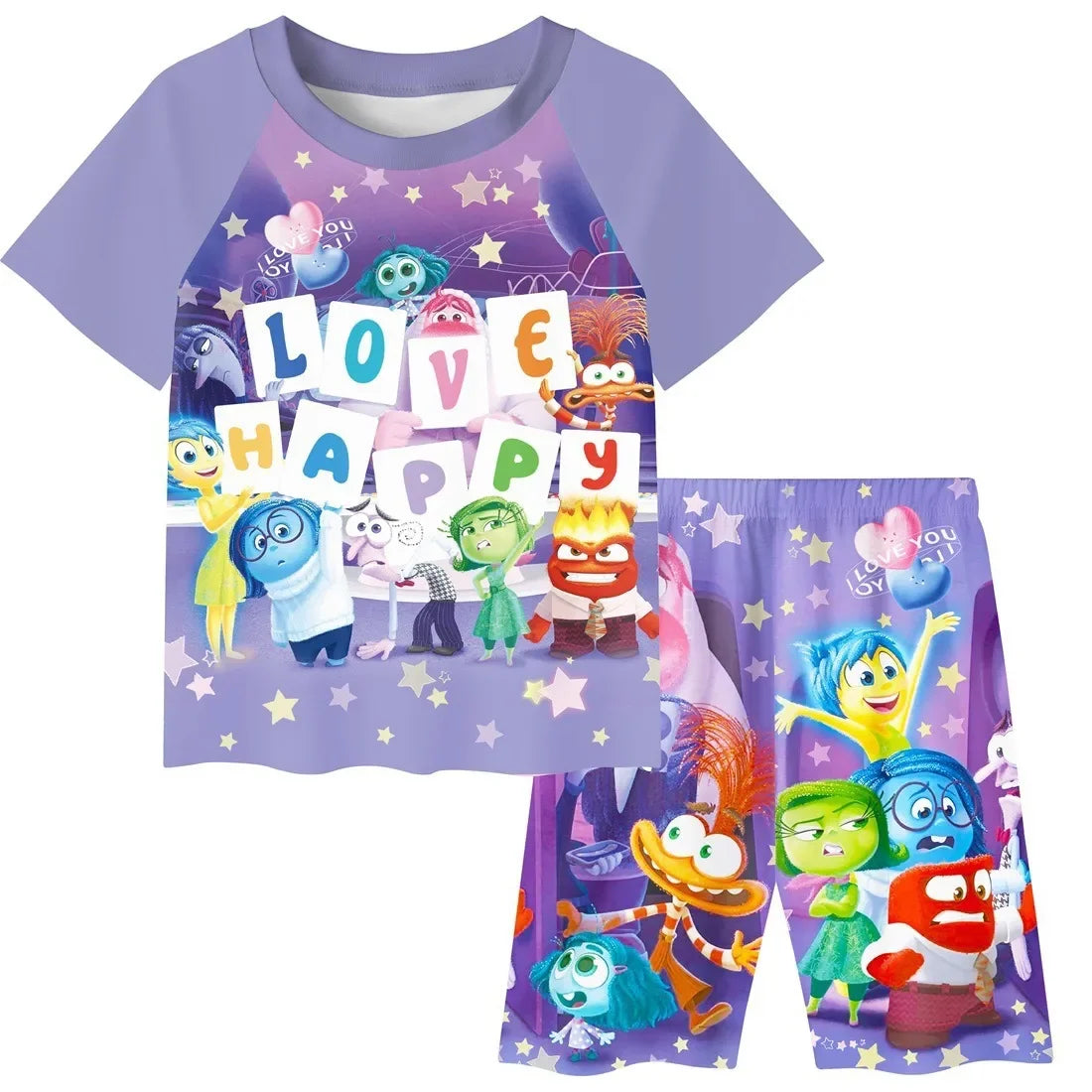 Kids Inside-Out 2 Pajama Set - Character Sleepwear for Boys & Girls