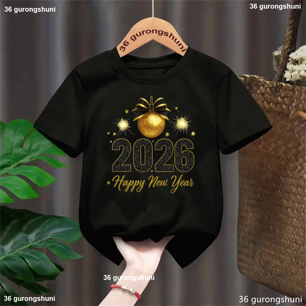 2026 Happy New Year Kids T-Shirt - Playful Celebration Tee