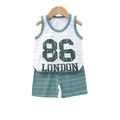 Kids Cotton Vest & Shorts Set - Breathable Summer Tracksuit Ages 1-6