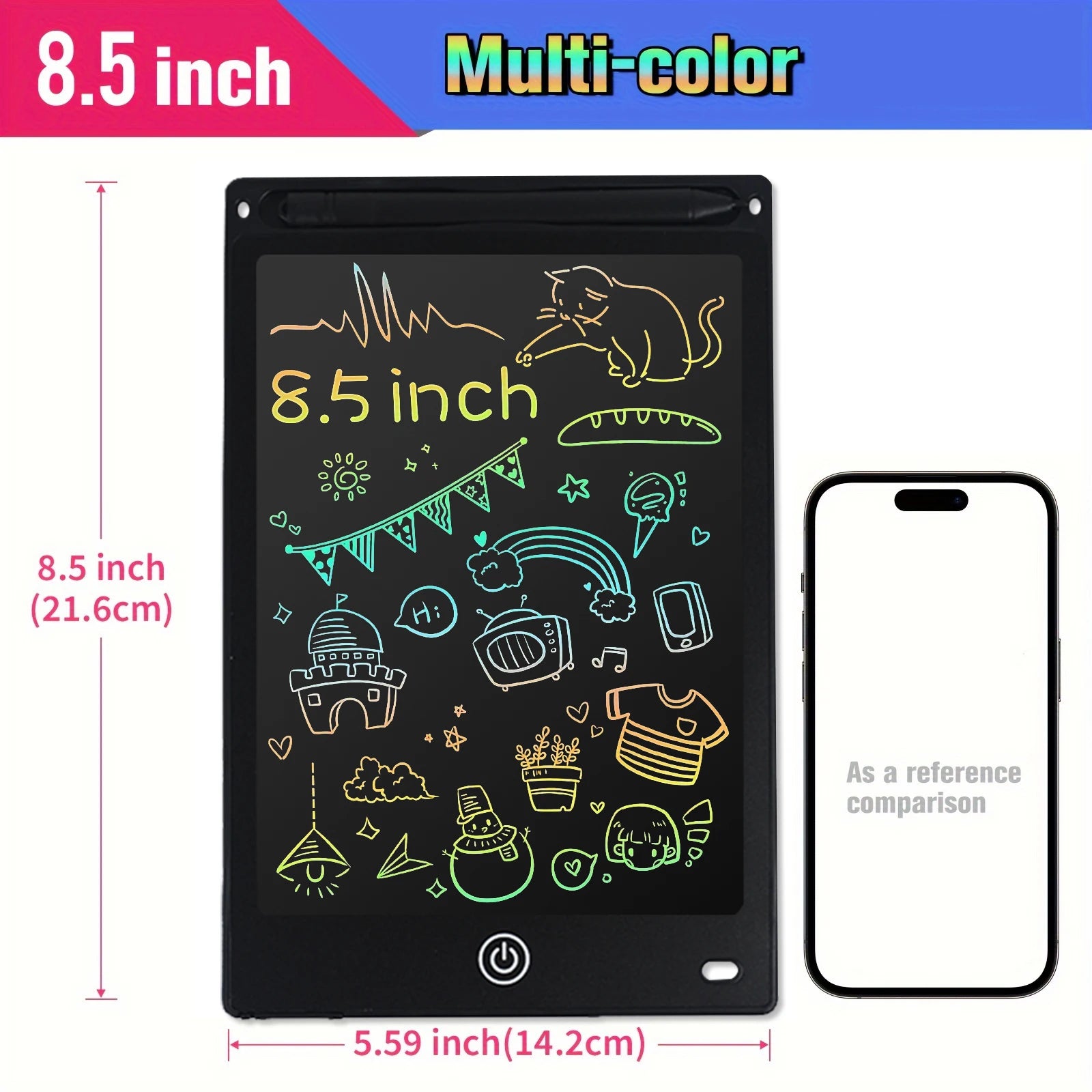 LCD Drawing Tablet for Kids - 8.5"/10"/12" Montessori Educational Toy