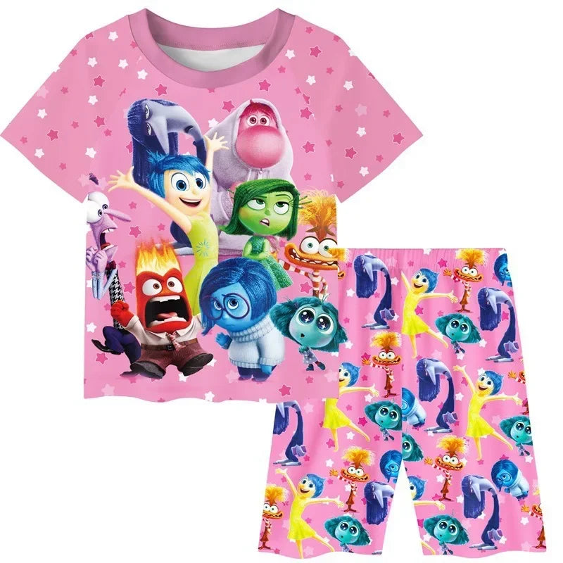 Kids Inside-Out 2 Pajama Set - Character Sleepwear for Boys & Girls