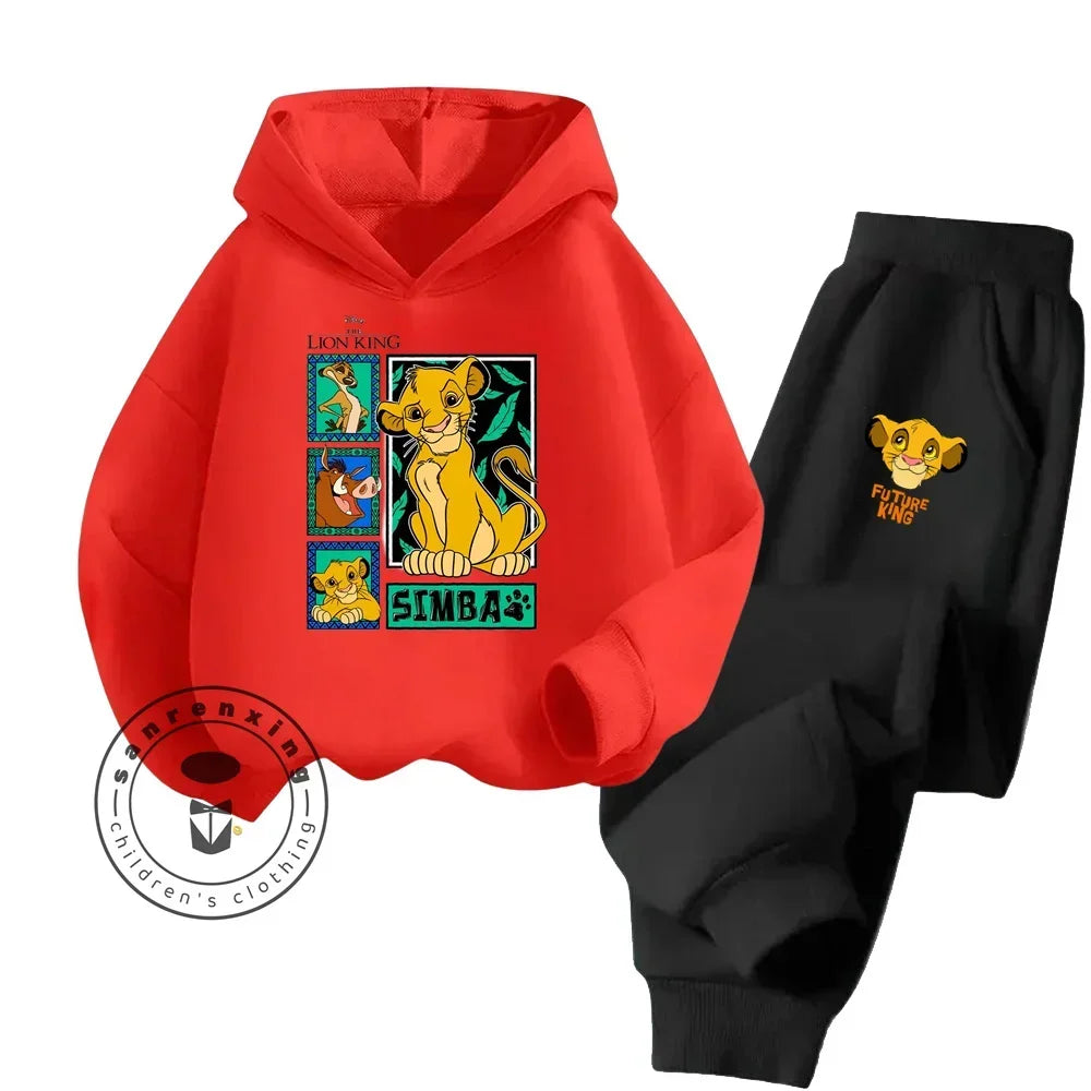 Lion King Hoodie + Pants 2-piece Set