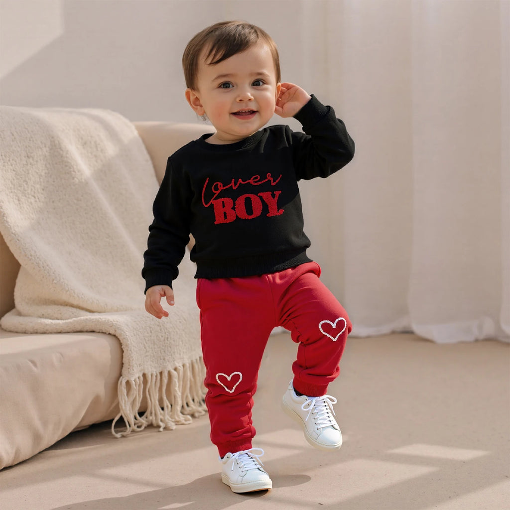 2 Piece Long Sleeve Top and Pants Set