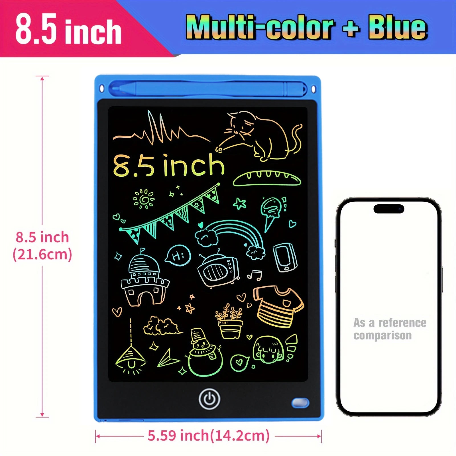 LCD Drawing Tablet for Kids - 8.5"/10"/12" Montessori Educational Toy