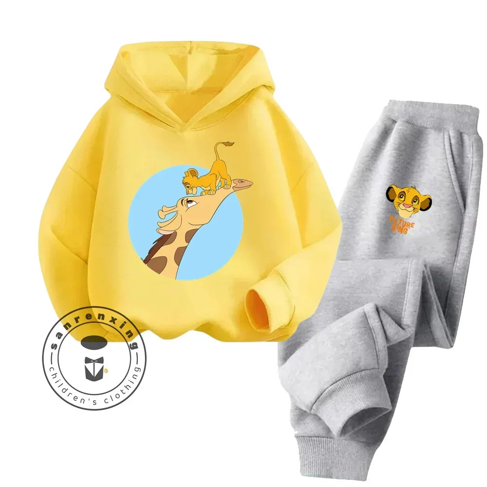 Lion King Hoodie + Pants 2-piece Set