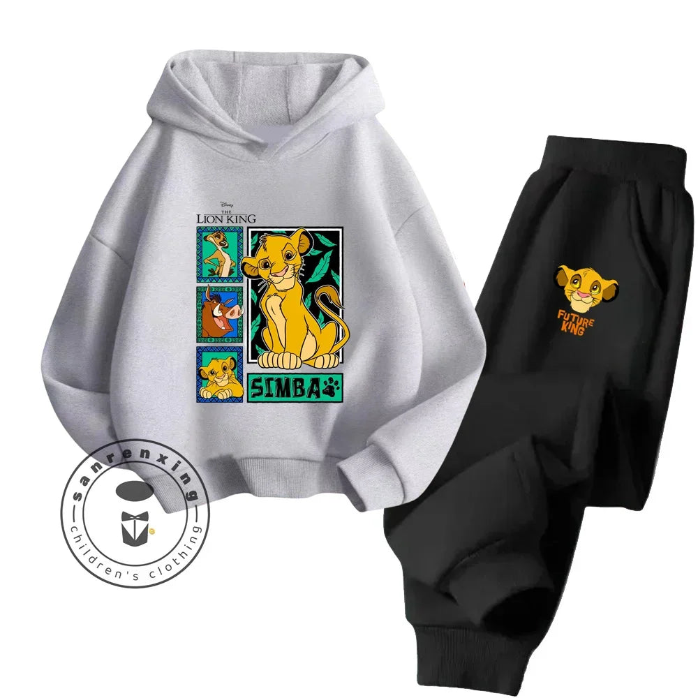 Lion King Hoodie + Pants 2-piece Set
