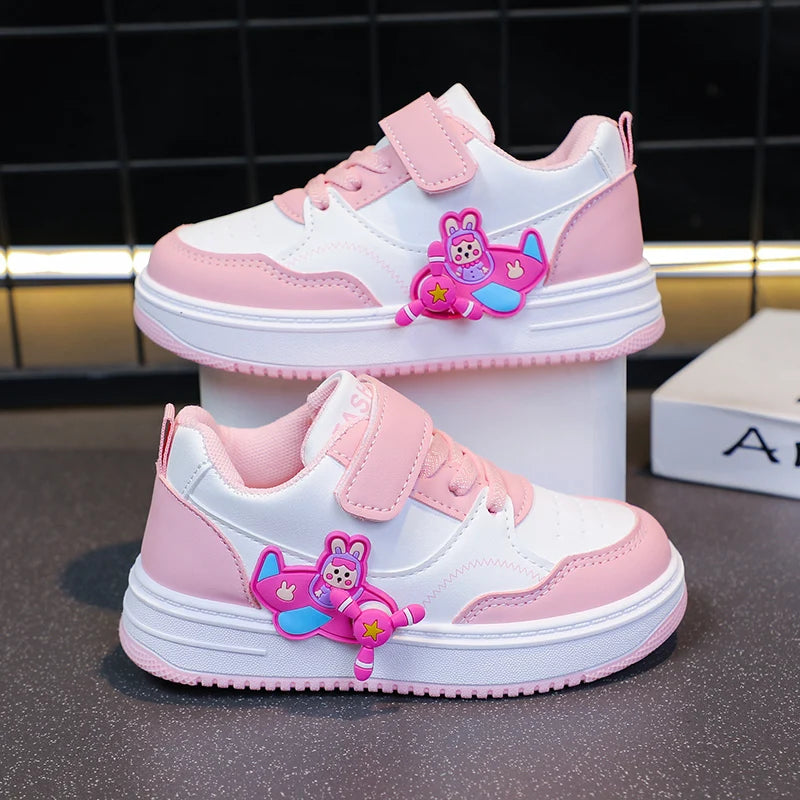 Kids Casual Sports Shoes - Non-Slip Waterproof Sneakers Ages 7-13