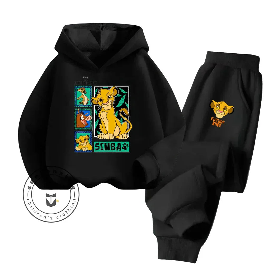 Lion King Hoodie + Pants 2-piece Set