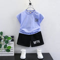 Kids Summer Outfit - Breathable Cotton T-Shirt & Shorts Set for Boys Girls