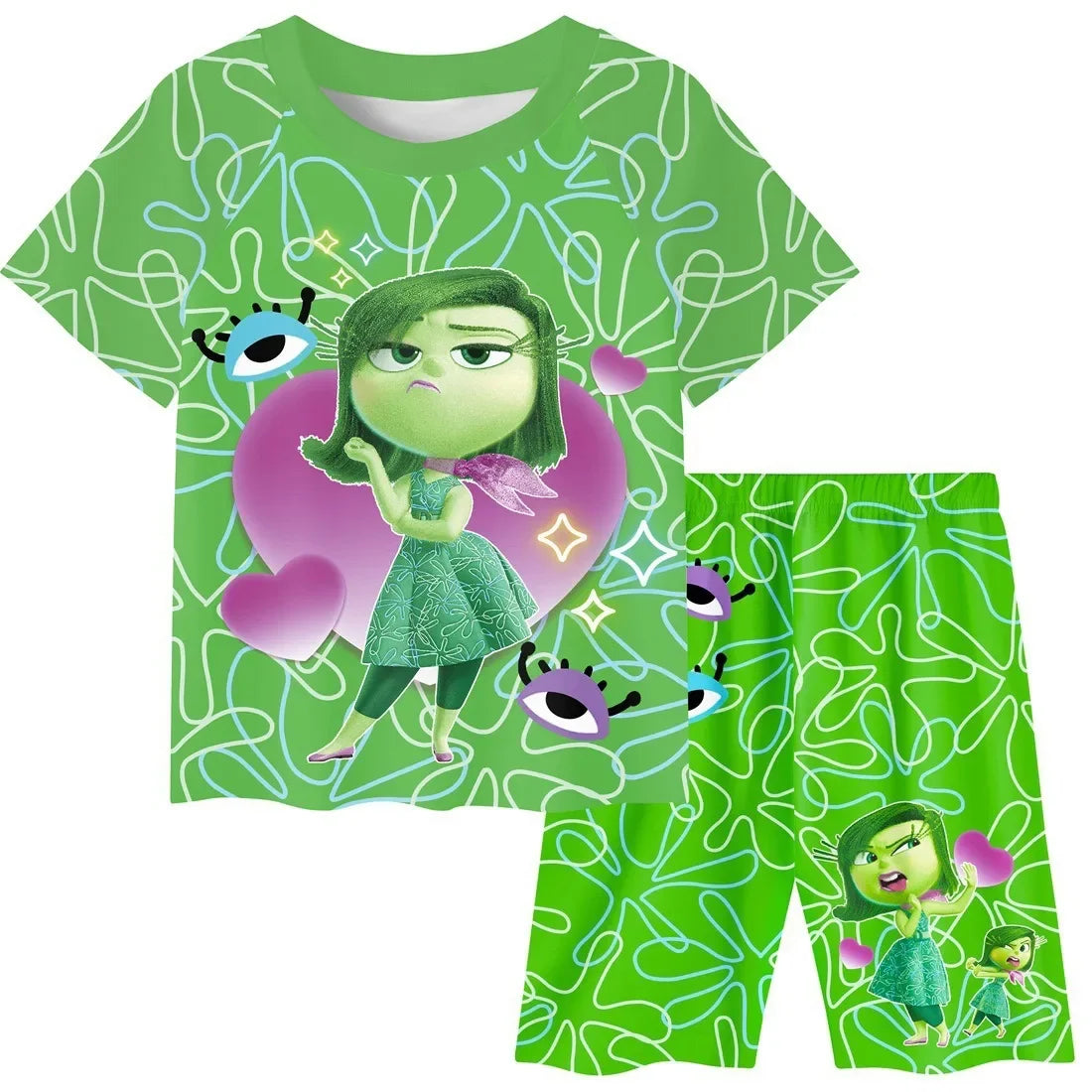 Kids Inside-Out 2 Pajama Set - Character Sleepwear for Boys & Girls