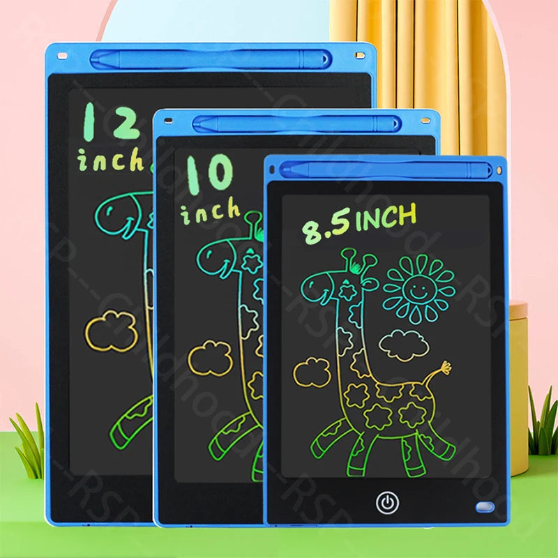 LCD Drawing Tablet for Kids - 8.5"/10"/12" Montessori Educational Toy