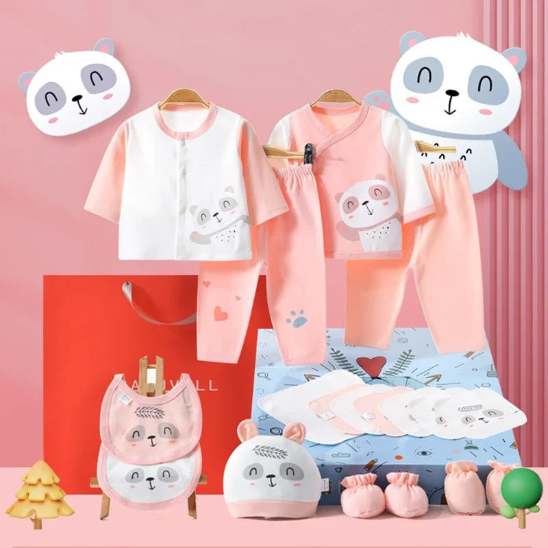 18-Piece Newborn Baby Gift Set - Complete Layette Collection