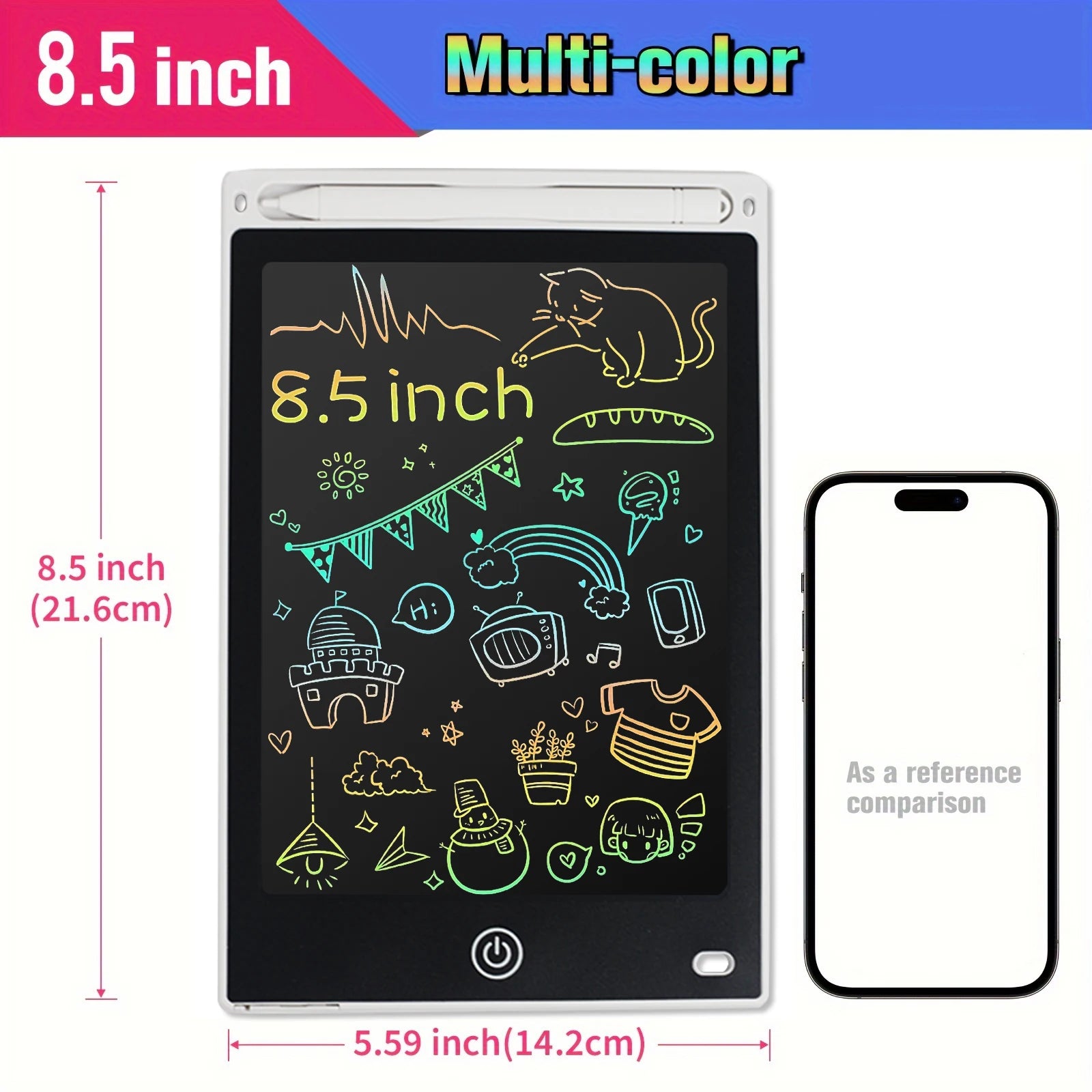 LCD Drawing Tablet for Kids - 8.5"/10"/12" Montessori Educational Toy