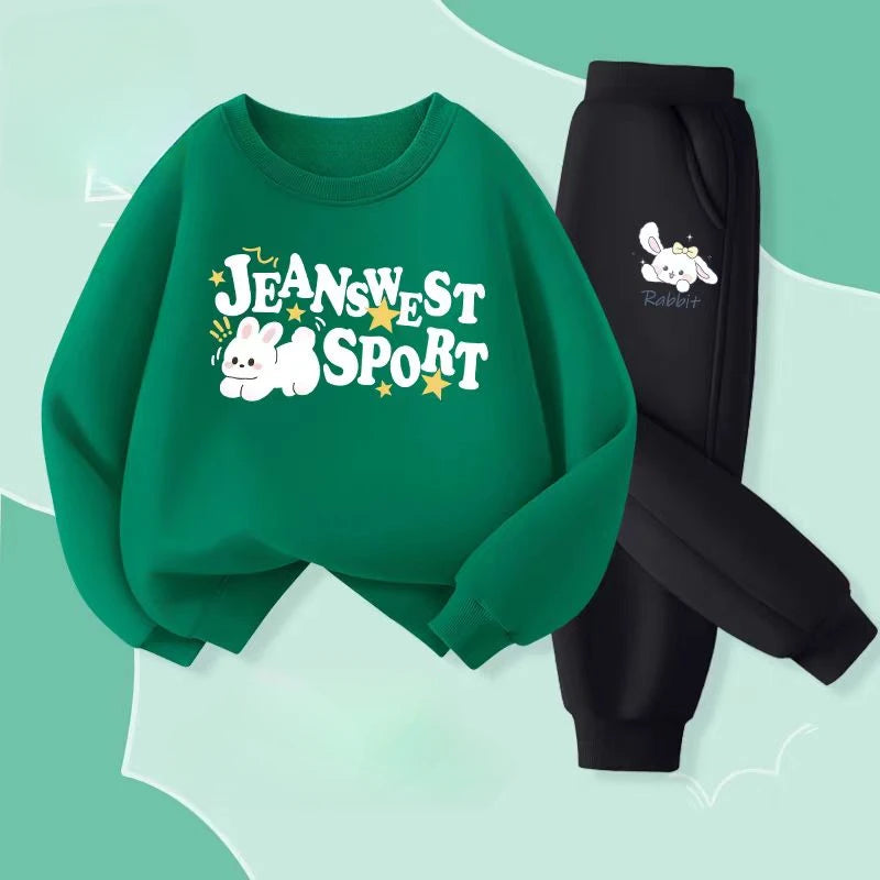 Printed T-shirt + Pants 2 Pieces Set