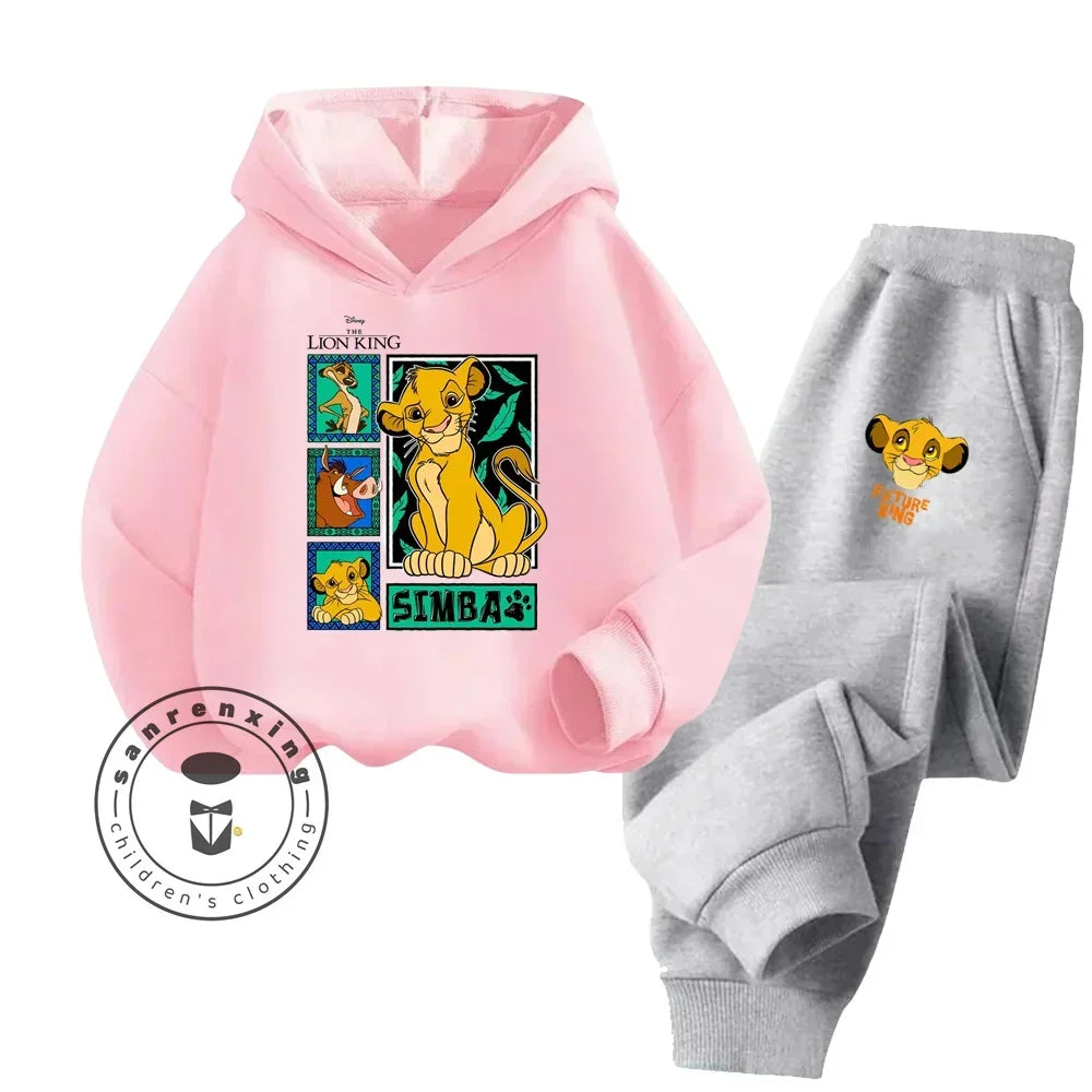 Lion King Hoodie + Pants 2-piece Set
