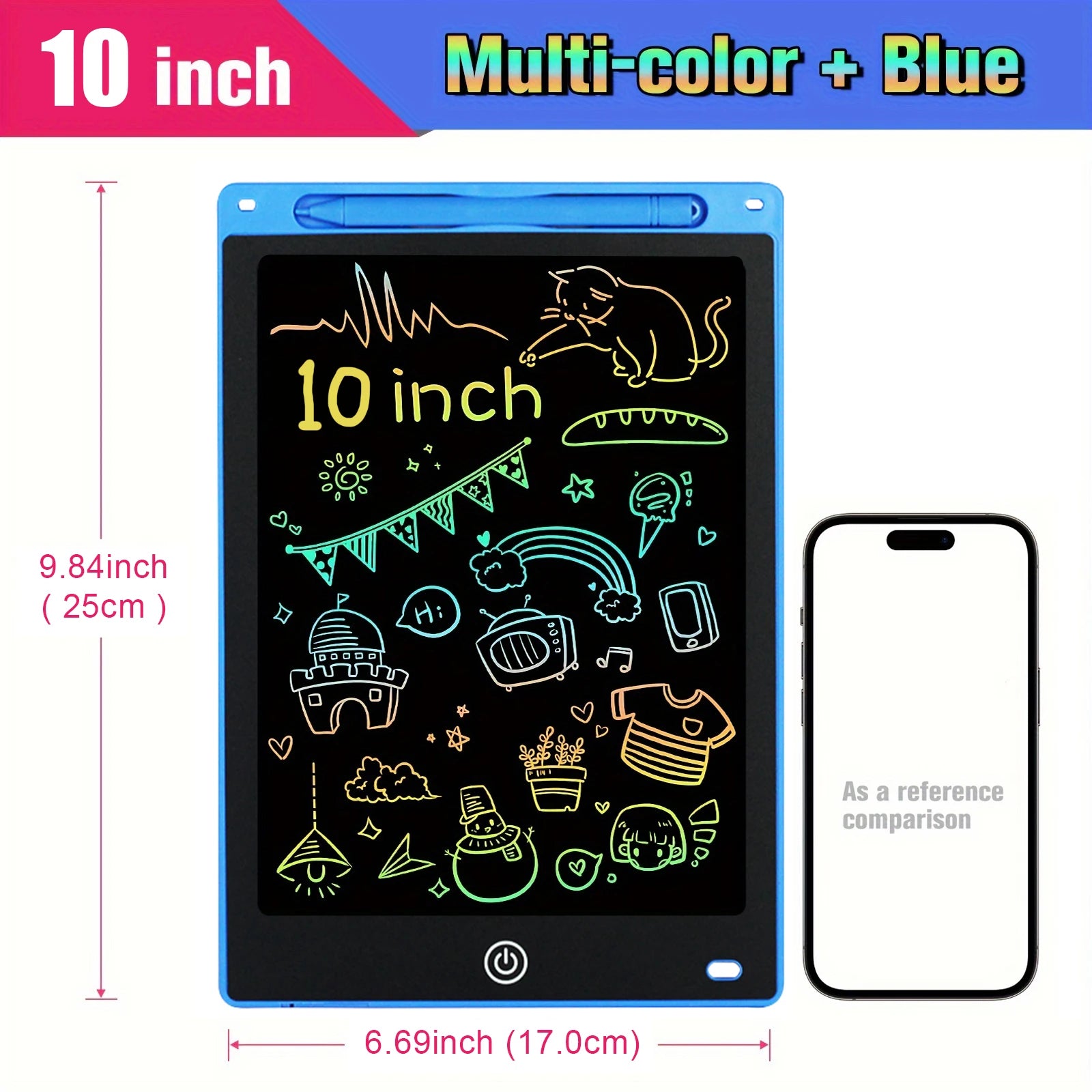 LCD Drawing Tablet for Kids - 8.5"/10"/12" Montessori Educational Toy