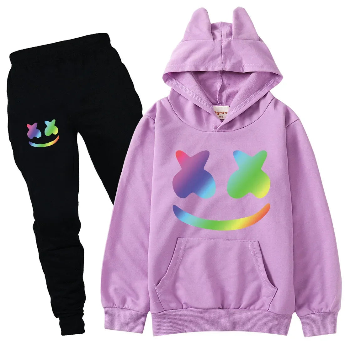 Kids Superhero Hoodies & Pants 2-Piece Set - Costume Outfit