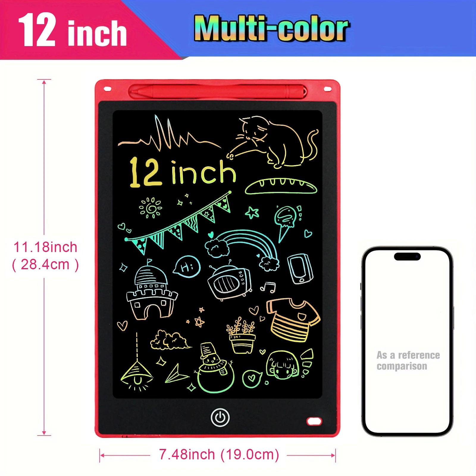 LCD Drawing Tablet for Kids - 8.5"/10"/12" Montessori Educational Toy